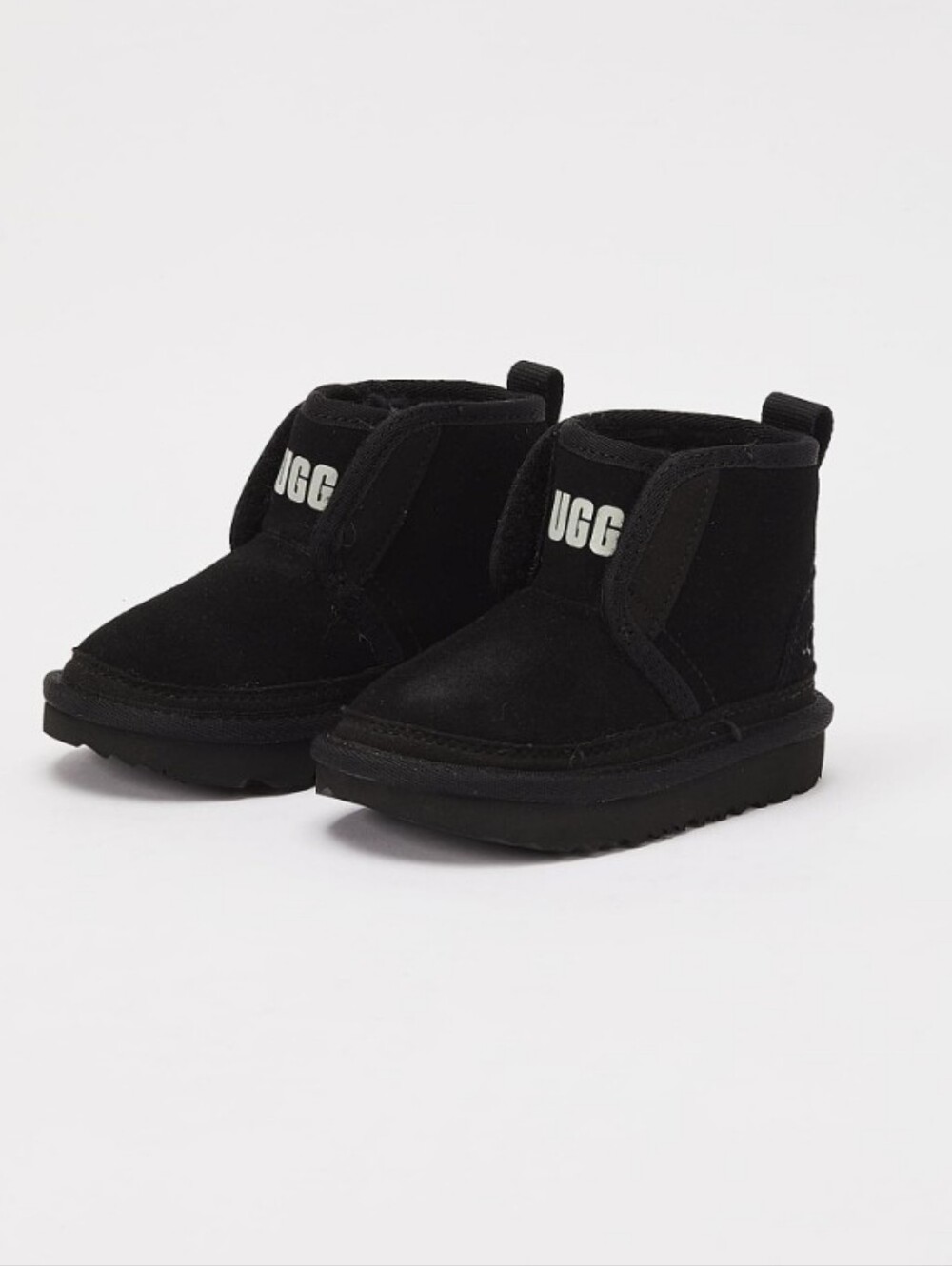 NWT UGG Boots. Neumel Little Kid Size 11 Black EZ On Velcro Warm Winter Boots